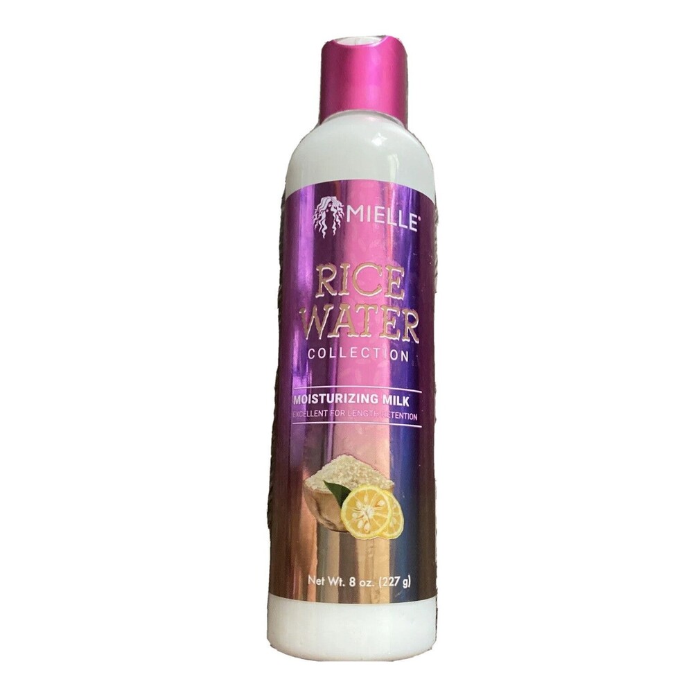 Mielle Rice Water Collection Moisturizing Milk 8oz Excellent Length Retention N
